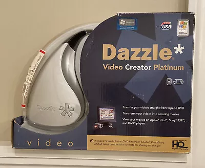 Pinnacle Dazzle Video Creator Platinum Transfer Home Movies Tape VHS To DVD  • $14.99