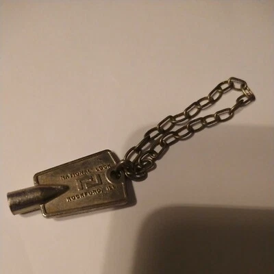 $9.99 • Buy Vtg. Pentagon National Lock Freezer Key W/ Chain  4 Point Rockford Illinois IL