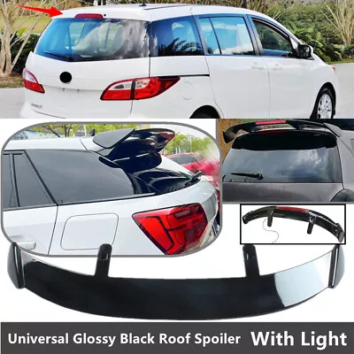 Universal Fit For 2011-2015 Mazda 5 Rear Window Roof Spoiler Tail Wing W/ Light • $86.99