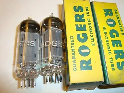 One Matched Pair Of 12BH7A Tubes Rogers Brand New • $65