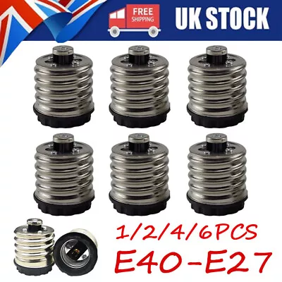 E40 To E27 Bulb Light Lamp Holder Base Socket Bayonet Converter Adapter Holder • £9.43