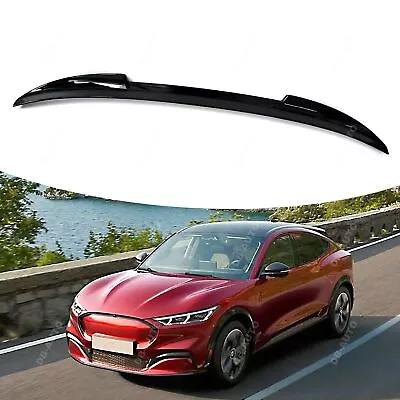 Rear Trunk Spoiler Wing For Mustang Mach-E 2021 2022 Accessories (Glossy Black) • $59.99