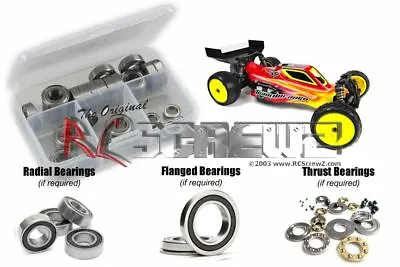 $53.95 • Buy RCScrewZ Team Durango DEX210 V2 Rubber Shielded Bearing Kit - Durg012r
