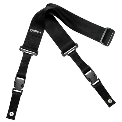 $25.99 • Buy DiMarzio DD2200BK 2-Inch Nylon Cliplock Guitar Bass Strap, Black