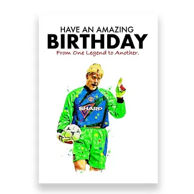 Manchester United Birthday Card | Peter Schmeichel Birthday Card • £3.95