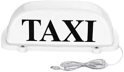 $24.99 • Buy Car Truck Taxi Sign Cab Roof Dome LED Light Lamp Shell Magnetic Base 5V USB Line