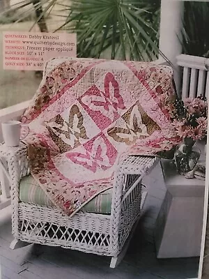 BUTTERFLY DREAMS Wallhanging Or Lap Quilt Pattern  From OOP Vintage Magazine • $4.99