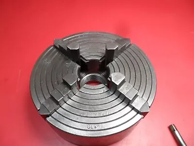 Machinist Lathe Tool: Union 6  4-Jaw Chuck #U-370 1-1/2 -8 TPI • $200