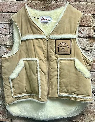 Vintage Marathon Gas Station AGR Country Wool Lined XL Vest Wiman Advertisement • $49.67