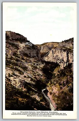 Williams Canyon Near Manitou Colorado CO Rock Island Lines RR 1920 Postcard H11 • $14.95