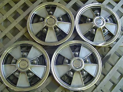 Vintage 67 68 69 Chevrolet Chevy Ii Chevelle Nova Camaro Hubcaps Wheel Covers    • $467.50