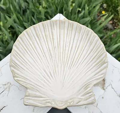 Yankee Candle Co 2012 Clam Sea Shell Oasis 7 X7  Dish Beach Very Good Condition  • £15.43