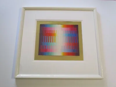 $2304 • Buy Agam Silkscreen Serigraph Signed Limited Rare Abstract Pop Colorful Op Modernism