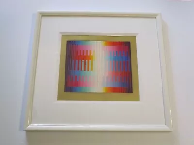 Agam Silkscreen Serigraph Signed Limited Rare Abstract Pop Colorful Op Modernism • $1800