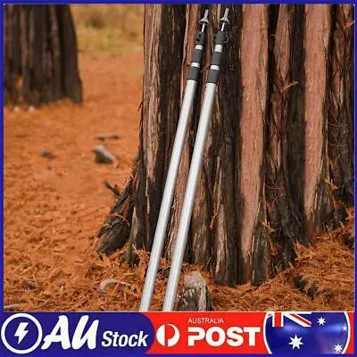 $50.39 • Buy 2pcs Tent Pole Portable Adjustable With Storage Bag For Outdoor Camping Picnic