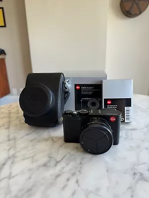 Leica D-Lux 7 Digital Camera (Black) With Leica Case And Automatic Lens Cap • $1500