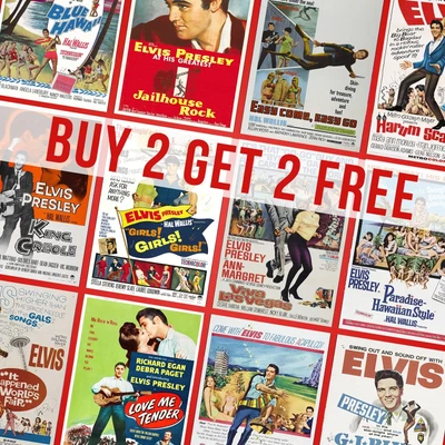 £8.99 • Buy Classic Elvis Presley Movie Posters Vintage Wall Art Retro Poster Prints Gift
