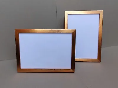 A4 Certificate Photo/Picture Frame In Narrow Bronze/Copper Finish - FREE P&P • £10.69