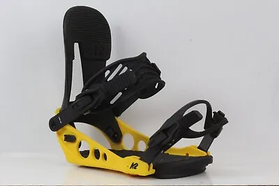 K2 Line Up Snowboard Bindings Large (US Mens Size 8-12) Yellow New 2022 LineUp • $155.97