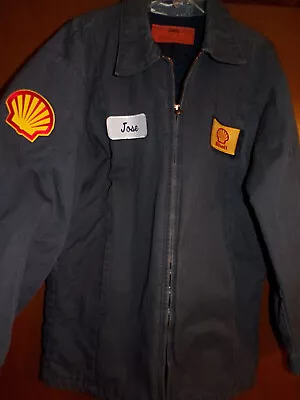 Shell Gasoline Insulated Mechanic-shop Jacket Medium-reg. Gray  Used/recycled • $26.95