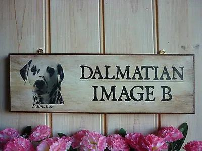 Personalised Dog Sign Close The Gate Sign Garden Sign Wooden Sign Dalmatian Dog • £14.80