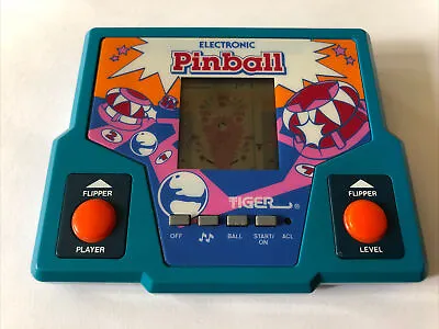 Tiger Electronic Pinball Handheld Video Game 1987 Tested Works Vintage LCD Fun • $10.99