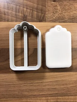 Gift Tag Cookie Cutter 75mm Length - Hand Wash Only  • £4.40