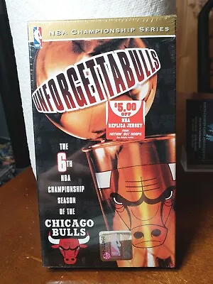 Chicago Bulls Unforgettabulls Vhs 1998 Nba Finals Championship Vhs Sealed New • $12.99