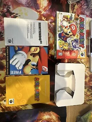 Mario Party N64 Box Tray Instructions Player's Guide Info Booklet. No Cart!!! • $99.99