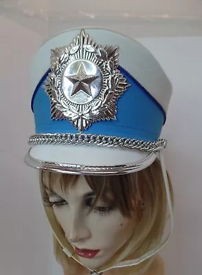 Medalist Stanbury Brookfield MO Sz Small Bold Marching Band Hat Cosplay Police • $35