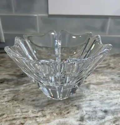 Orrefors Sweden Crystal Bowl Signed Beautiful! Heavy • $35