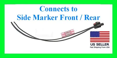 Fits 2015-23 Dodge Charger Side Marker Front Rear Connector Plug Pigtail Harness • $15.99