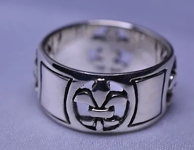 Mens New Sterling Silver Ring Band With Fleur De Lis Openwork Cut Outs • $75