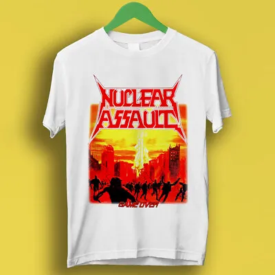 Nuclear Assault Game Over S.O.D. Anthrax Hirax Megadeth Gift Tee T Shirt P252 • £6.35