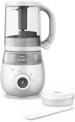 Avent 4-In-1 Baby Food Processor - Healthy Baby Food Maker And Blender In White  • £207.43