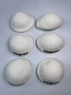 6-pack Molten 4-Inch Mini Volleyball White • $22.95
