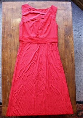 £6.99 • Buy Coast Red Floor Length Sleeveless Dress--UK Size 14