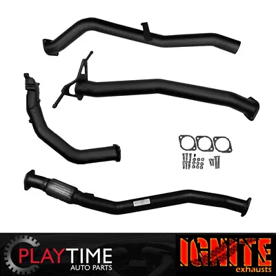 3 Inch Ignite Exhaust For Navara D22 2.5L 2007-2015 With Pipe Only Black • $590