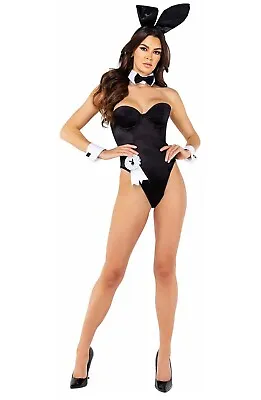 Playboy Women's 8PC Classic Bunny Costume SIZE MEDIUM (AUTHENTIC) PB127 • $106.95