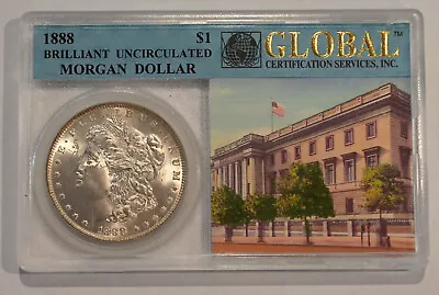 1888  Morgan Silver Dollar -  - Nice  BU  Cartwheel Luster !! • $75