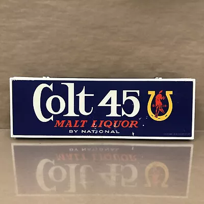 Vintage Colt 45 Malt Liquor Beer By National Lighted Wall Sign Advertising • $115