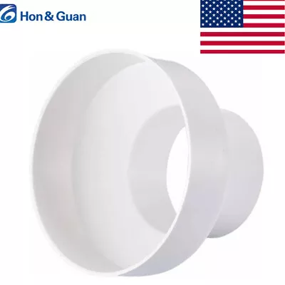 Hon&Guan Straight Duct Reducer Increaser Adaptor Fan 8  To 6  6  To 4  • $11.01