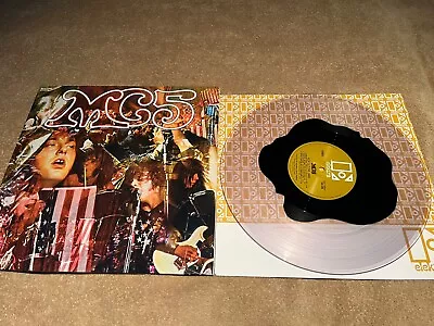 MC5 “KICK OUT THE JAMS  LP BLACK INSIDE CLEAR VINYL M/M Wayne Kramer • $15