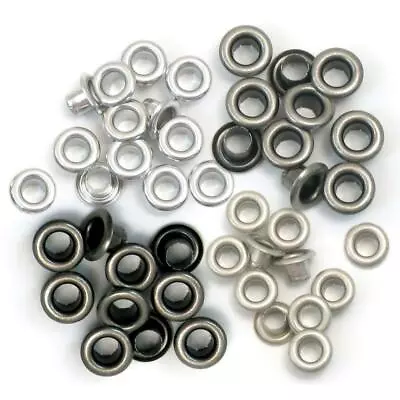 We R Memory Keepers - 60 Standard Cold Metal Eyelets For Scrapbooking - 15 Of • $9.48