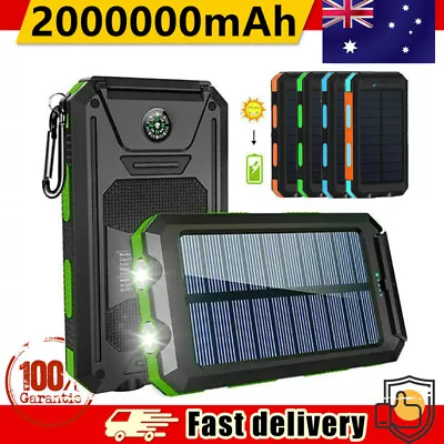 $12.69 • Buy Portable Power Bank 2000000mAh Battery Charger 2USB For Mobile Phone AU