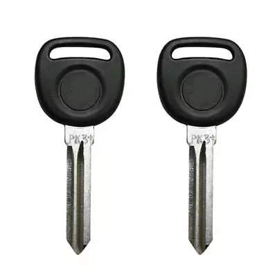 $11.89 • Buy New Uncut Chipped Transponder Key Replacement For GM PK3+ Z Keyway (2 Pack)