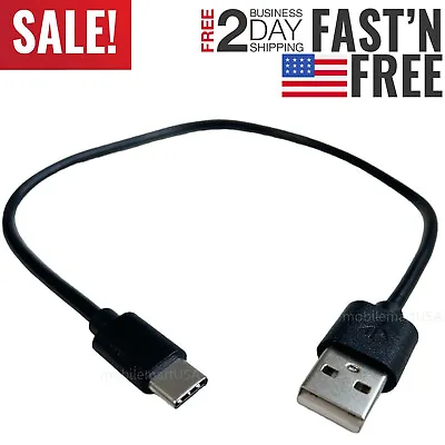 Short USB Type-C To USB Fast Data Charger Cable High Speed Data 3X Travel Cord • $3.60
