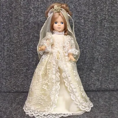 15” Vintage Eegee Goldberger Honey Belle Laytex Doll BRIDE • $13.60