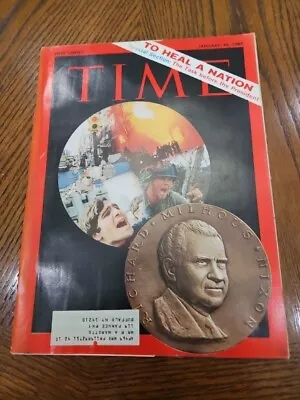 Time Magazine January 1969 To Heal A Nation Vietnam President Nixon (B) • $8