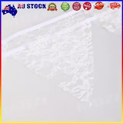 # 12 Flags Lace Vintage Party Wedding Pennant Bunting Banner Decor • $8.91